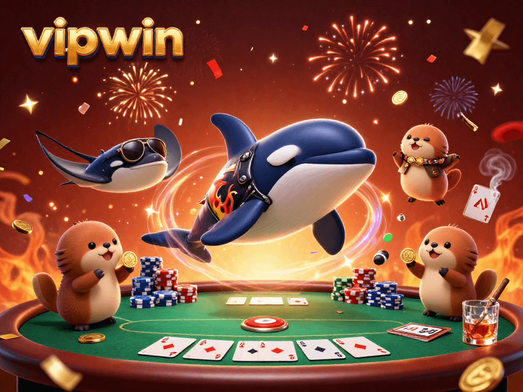 Engage with vipwin's thrilling gaming experience with explosive visuals and interactive casino elements.