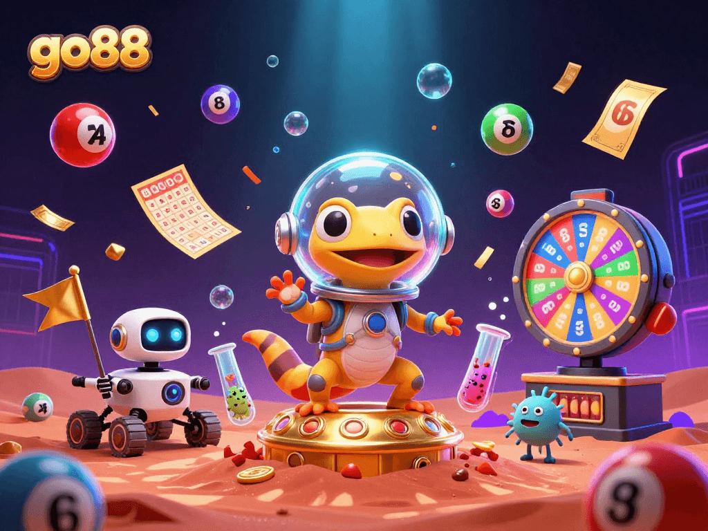 Experience go88 with vibrant lottery effects and Martian casino adventures.