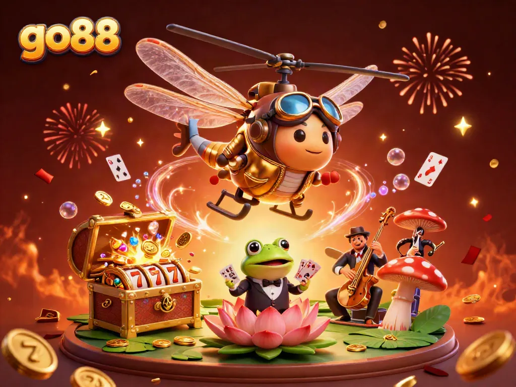 Engage in thrilling gameplay at go88 with dynamic characters and vibrant casino elements.