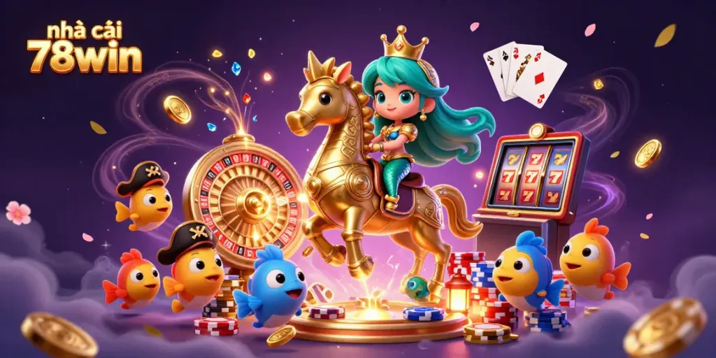 Experience the thrill of nhà cái 78win with vibrant characters and dynamic casino elements.