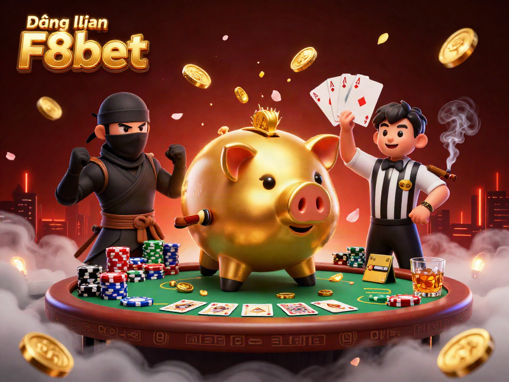 Experience the excitement of Đăng nhập F8bet with lively characters and casino elements!