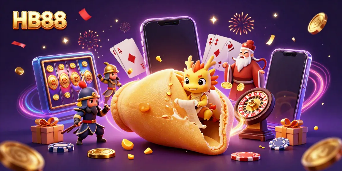 Experience excitement at HB88 as a tiny wise dragon reveals golden fortunes in an animated casino scene.