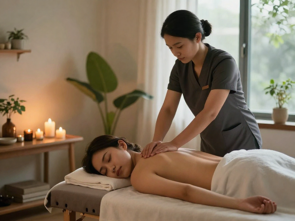 Experience premium 광명출장안마 with skilled therapists in a calm home setting.
