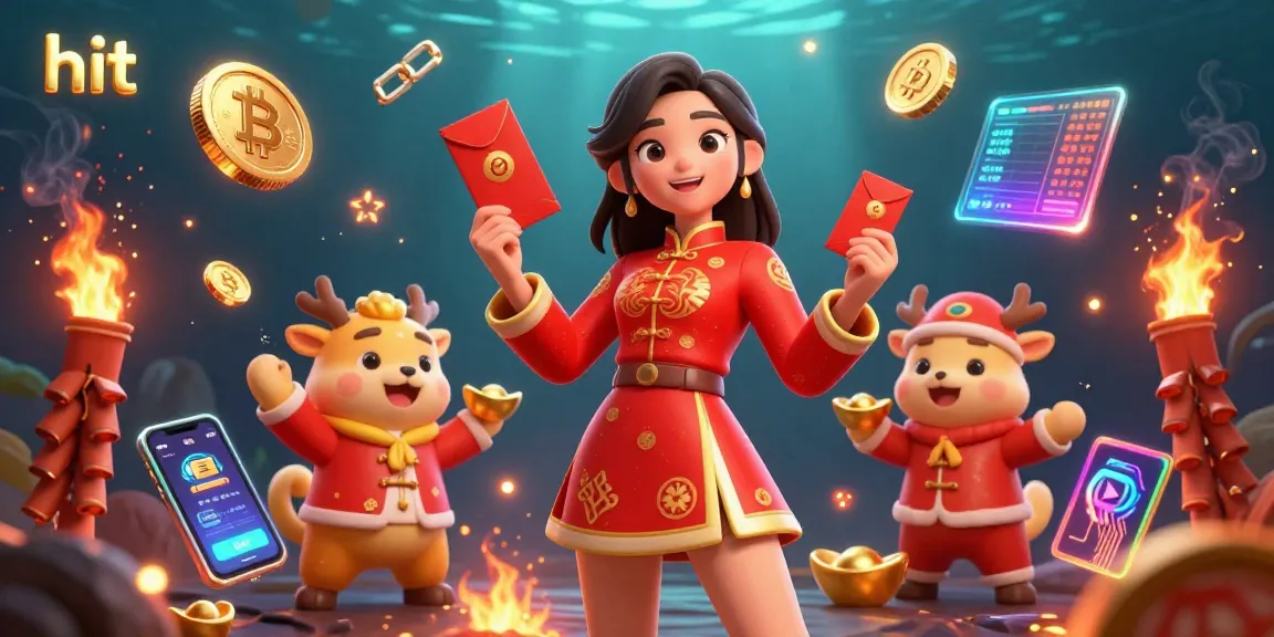 Wager and win with Hit! A vibrant 3D casino scene featuring exciting games and crypto elements.
