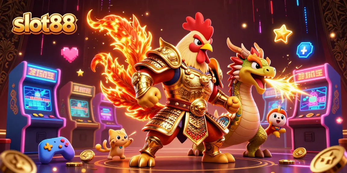 Mainkan slot88 di Kakakslot88 dan saksikan karakter menarik serta angin keberuntungan dari simbol jackpot!
