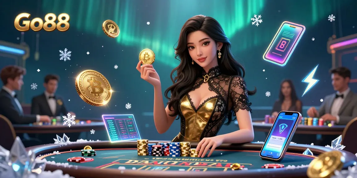 Engage in exhilarating gameplay at Go88 with VIP baccarat and vibrant casino elements.