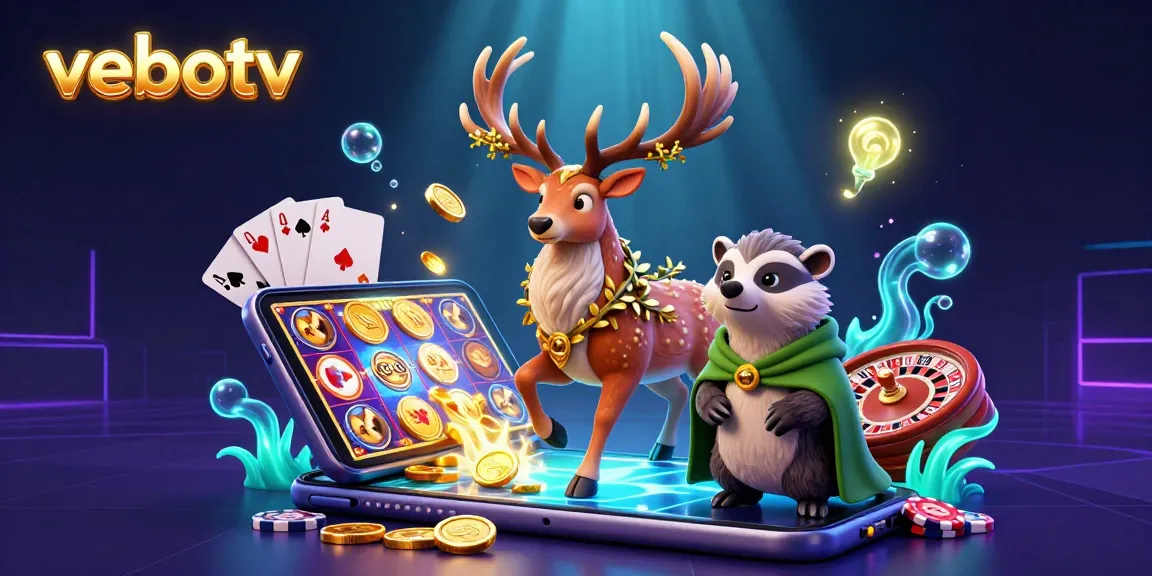 Engage with vebotv's dynamic slot gaming scene featuring vibrant characters and exciting game elements.