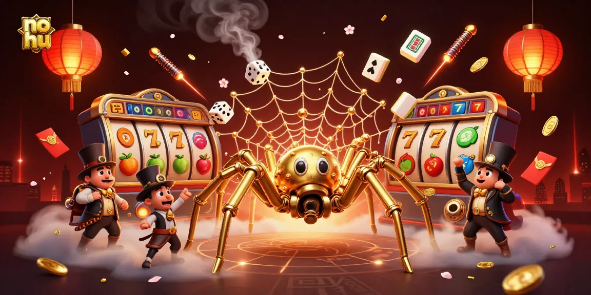 No hu spins jackpot reels with vibrant, dynamic 3D casino elements in a dramatic steampunk world.
