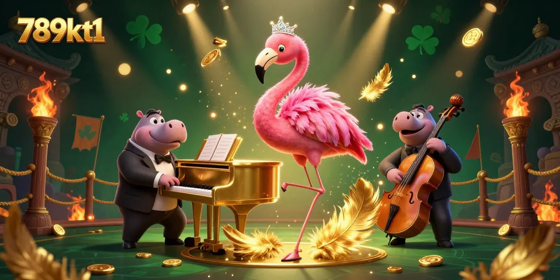 Engage in the thrills of 789kt1 with lively cartoon characters in an exciting casino setting.