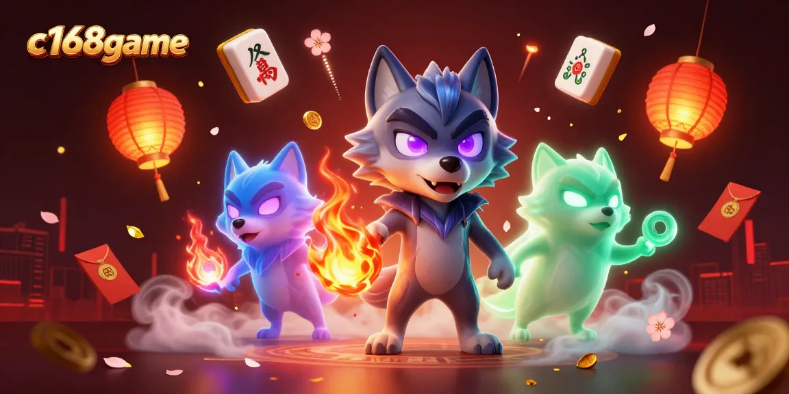 Engage in thrilling gameplay at c168game surrounded by vibrant casino elements and mystical characters.