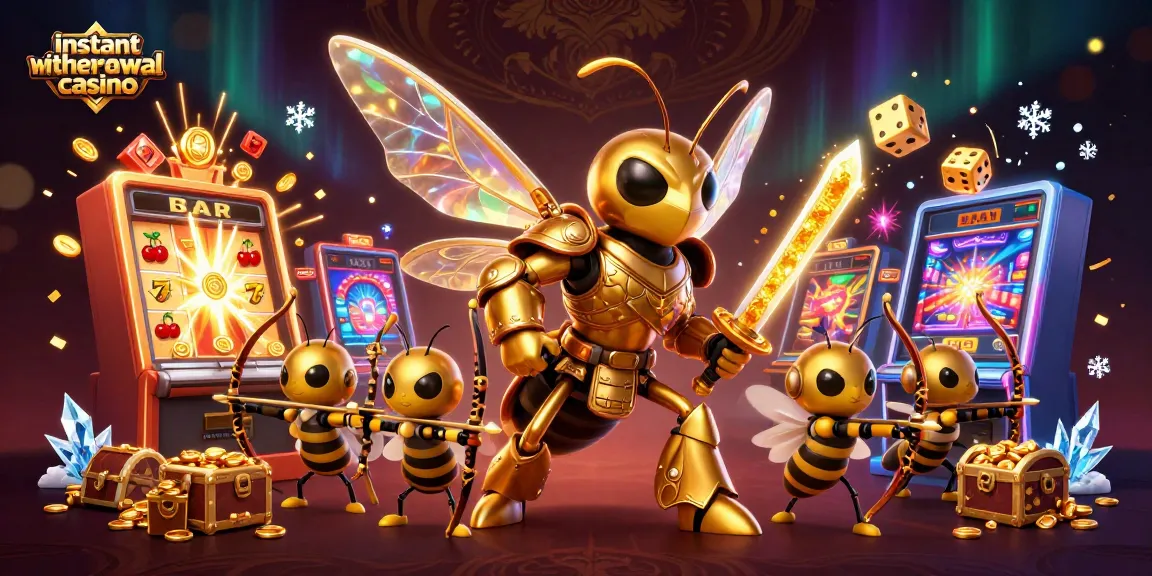 Experience instant withdrawal casino excitement with our dynamic golden hornet samurai and bee archers