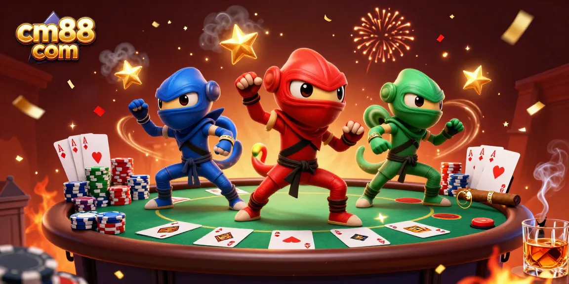 Engage with cm88 com as chameleon ninjas master casino strategies in vibrant action.
