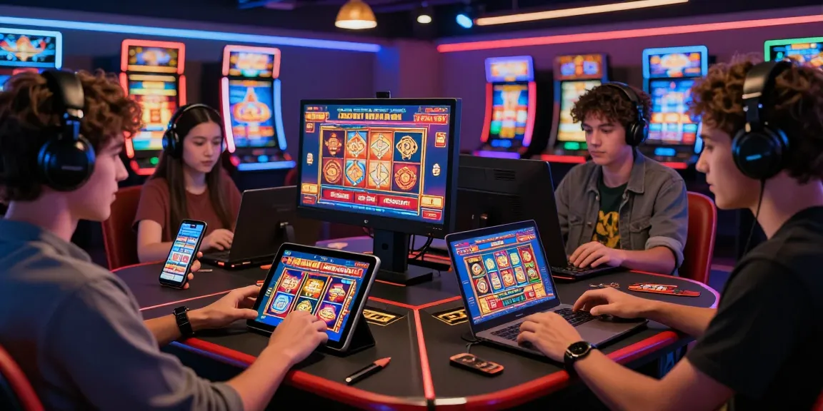 Pengalaman gaming online di https://kidspartymontreal.ca/faq, pemain menikmati slot modern dengan perangkat canggih.