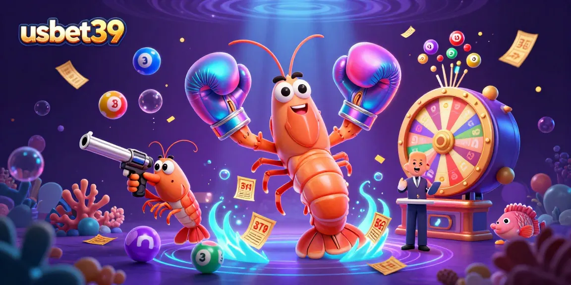 Experience thrilling lottery action with usbet39 in a vibrant underwater casino scene.